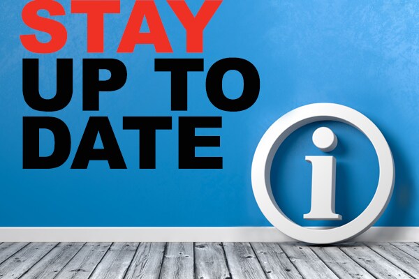 Bleiben Sie auf dem Laufenden!